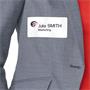 Label, removeable, round corner, 80x50 mm, for textil, AVERY ZWECKFORM, 200 label/pack